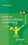 Image de Form der wissenschaftlichen Ausarbeitung: Studienarbeit, Diplomarbeit, Dissertation, Konferenzbeitra