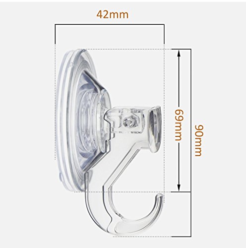 GlobaLink® große Wandhaken Befestigen ohne Bohren [6 pack] Supertragfähigkeite Wasserdichte Haken Handtuchhaken Handtuchhalter - 2