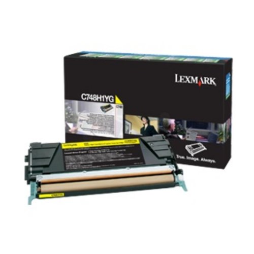 Preisvergleich Produktbild Lexmark C748H1YG Toner gelb für C 748 DE / DTE / E