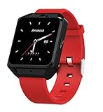 ELEGENCE-Z Smart Watch, Bluetooth 4.0 Wasserdichte IP68 Fitness Tracker Uhr mit Pulsmesser Schrittzähler Schlaf Monitor Stoppuhr SMS Anrufbenachrichtigung Musik für Android Schwarz