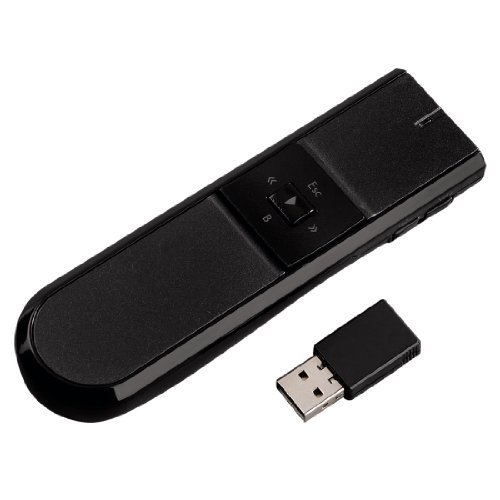 Hama Como Presenter mit rotem Laserpointer u.a. für Microsoft Powerpoint, OpenOffice Impress etc.