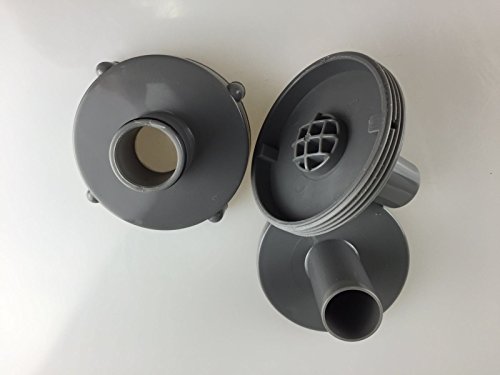 Anschlussteile für Pumpe, Filteranlage an Bestway Pools bis 366 cm, Adapter, Stutzen, Propfen, 3 teilig mit Saugadapter, - 2