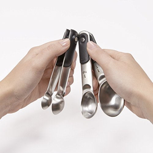 OXO Good Grips 11137600MLNYK 4-teiliges Messlöffelset aus Edelstahl - 4