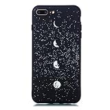 Funda Silicona Motivo Negro para iPhone 8 Plus/iPhone 7 Plus