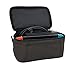 Produktbild POPHEKO Tragetasche für Nintendo Switch, Tragen Hülle mit Großer Platz Tragbare Aufbewahrungsbox Harte Schale Halter für Nintendo Switch Konsole, Gamepad, Ladegerät, Kabel und andere Zubehör (Schwarz)