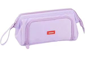 HVOMO Pencil Case Large Capacity Pencil Pouch Handheld Pen Bag Cosmetic Portable Gift for Office School Teen Girl Boy Men Women Adult
