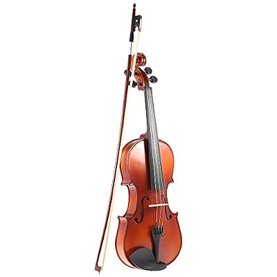 ammoon 4/4 Plein Surface en bois massif Antique Violon Fiddle Matte Finish Spruce Conseil Visage avec Hard Case Bow Rosin