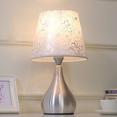 Decorative lamp simple modern wedding warm bedroom bedside lamp dimming lamp remote northern European creative,I- button switch