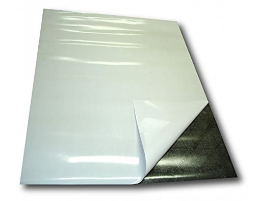 Magnetfolie selbstklebend roh braun 0,5mm x 50cm x 100cm – hält auf allen metallischen Oberflächen, flexibel - 2
