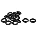 Produktbild sourcingmap® 15 Stk. 20mm Schwarz Gummi Verdrahtung Ösen Dichtung Ring für Tattoo Maschine
