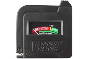 CamKpell BT-168 Universal Battery Tester For 9V 1.5V And Button Cell AAA AA C D Universal Button Cell Battery Volt Tester Checker Indicator