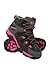 Produktbild Mountain Warehouse Rapid Stiefel für Kinder - Regenstiefel,Wanderschuhe, Robuste Laufsohle Mädchen Schuhe, Wanderstiefel, Gesteppter Knöchel Jungs Schuhe Rosa 30.5 EU