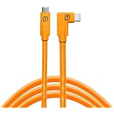Tether Tools TetherPro USB-C - USB-C Dik A&ccedil;ılı Kablo (Turuncu)