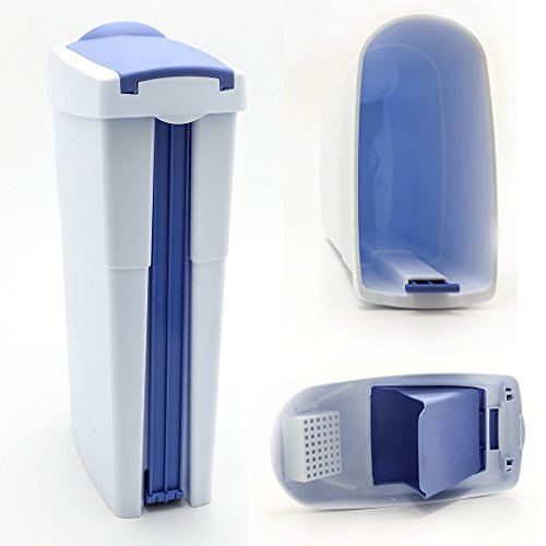 Abfalleimer schmal für Bad Küche Treteimer Mülleimer Abfallbehälter - 3