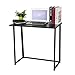 Produktbild Homgrace Faltbar Schreibtisch Computerschreibtisch Eckschreibtisch Computertisch PC Tisch Laptoptisch, 80 x 45 x 74cm (L x B x H) - Schwarz