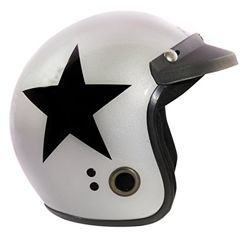 Autofy Habsolite Ecco Star Front Open Helmet (Grey and Black, M) RS.476 (52.00% Off) - Amazon