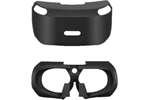 PERFECT PART Coque de protection de rechange en caoutchouc de silicone souple antidérapant pour casque de réalité virtuelle Playstation 4 PS4 VR PSVR