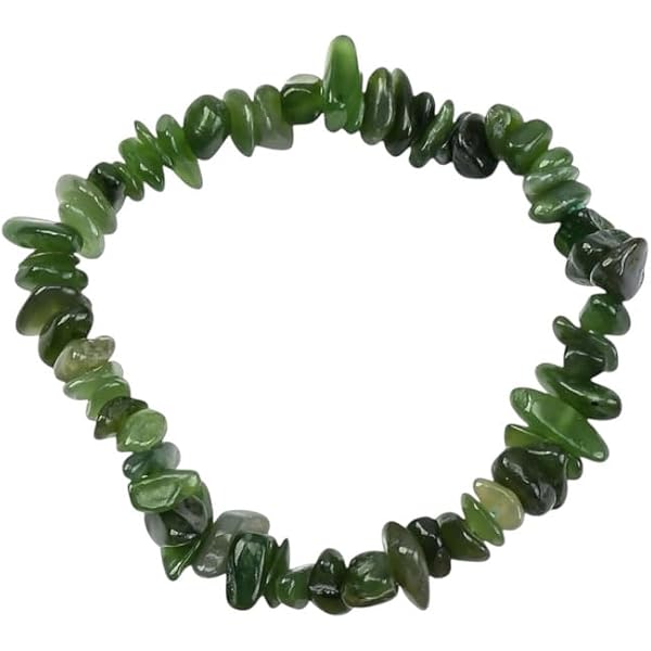 Braccialetto curativo in malachite, citrino, giada, pirite, peridoto e avventurina verde - Italia