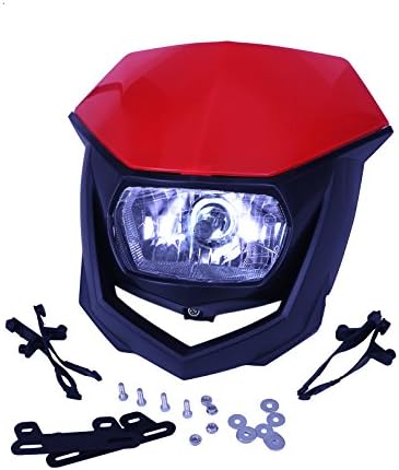 Universal Headlights Headlamp StreetFighter For CR85 125 CR150 CR250 CR500 CRF230 CRF250 CRF450 CRF250R CRF250X CRF450R CRF450X red