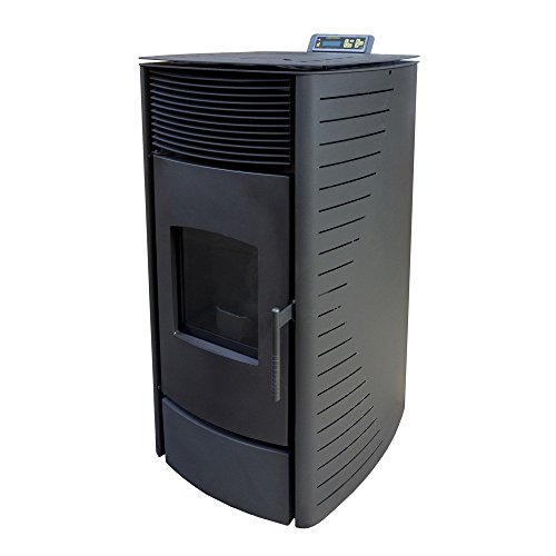 Nemaxx P12 Pelletofen Pelletkamin Pelletkaminofen 12 kW Kaminofen Heizofen Pellet Ofen Kamin Pelletheizung Heizung - 4