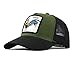 Produktbild JIACHIHH Baseballmütze,Sommer Grün Baseball Cap Tier Hahn Stickerei Mesh Hat Männer Frauen Atmungsaktiv Outdoor Casual Hip Hop Kappe Verstellbare Sonnenhut