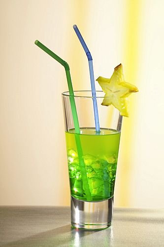 1000 Trinkhalme, flexibel Ø 6 mm · 21 cm transparent Strohhalme - 2