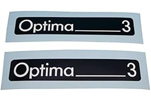 FDONLINEHANDEL Hercules Optima 3, Ersatzteil Sticker, Motorverkleidung, Schriftzug. Zum Restaurieren von Lack & Verkleidung. Motorrad Emblem Alternative