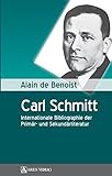 Image de Carl Schmitt: Internationale Bibliographie der Primär- und Sekundärliteratur