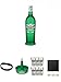 Produktbild Trojka exotische Früchte Likör mit Wodka GREEN 0,7 Liter + Trojka Armband Gratis Zugabe + Trojka Tablett für Shots - Gratis Zugabe + Trojka Shotglas 6 Stück + Schiefer Glasuntersetzer eckig ca. 9,5 cm Durchmesser