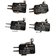 pranali enterprise Micro Limit Switch Short Roller Lever V 155 1C25 (5 pieces)