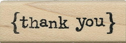 Thank You rubber stamp - Cats Life Press 710 B
