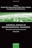 Image de Critical Issues in Environmental Taxation: volume VIII: 8