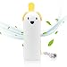 Produktbild Mini Tragbarer Luft-Lüfter, 2 Geschwindigkeiten persönliche Lüfter mit Faltbare-Flügel und mobile Power-Funktion, mit Vigor 1200 mAh, Mini-USB, wiederaufladbar, niedliche Welpen-Lüfter für Indoor oder Outdoor-Aktivitäten