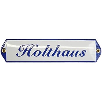 Amazon De Namensschild Turschild Emaille 5x21cm Schild Mit