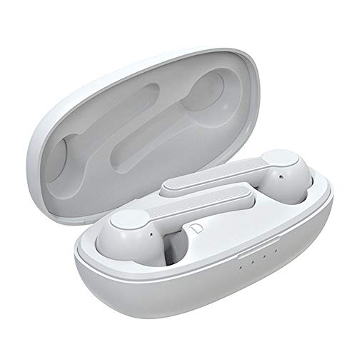 Rayfit Mini Auriculares Bluetooth 5.0 Inalámbricos TWS Estéreo In Ear Auriculares Deportivos Micrófono Manos Libres con Caja de Carga Portátil Bluetooth Cascos para iPhone Samsung Huawei Android iOS