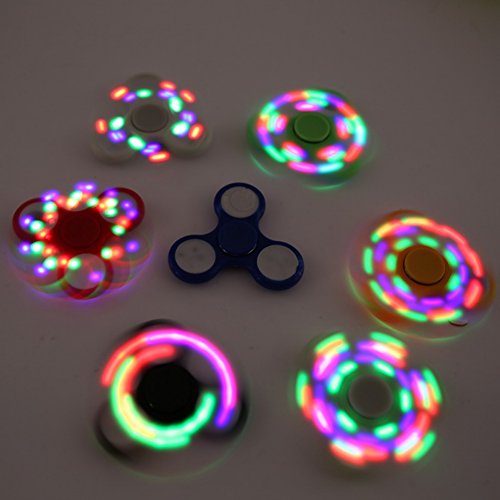 Etopfashion Hand Spinner Finger Spielzeug für Kinder und Erwachsene Spielzeug Geschenke mit LED light - 3