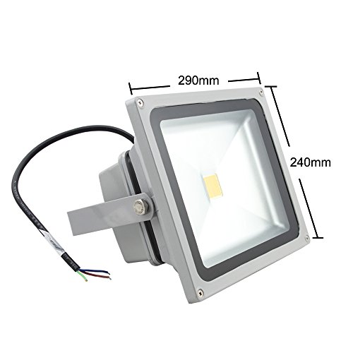 Hengda® 2X 50W LED WarmWeiß Fluter Stativ für Strahler Scheinwerfer Worklampe Baustrahler Flutlicht Arbeitsleuchte - 2