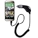 Price comparison product image ORZLY® CHARGE 'N' GO - HTC ONE (all versions) Car Charger for ALL HTC ONE Models (M7 / M8 / M7 MINI / M8 MINI) - Portable In-Car Charging Cable with Flexi-Lead and Car Cigarette Lighter Socket with HTC Compatible Micro-USB Connector (also suitable for In Car Charging of other SmartPhone or Tablet devices that have a Universal MicroUSB Port)