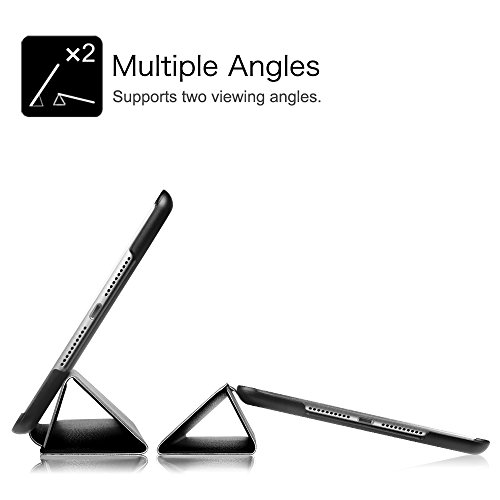 iPad Mini 4 Hülle – Fintie Ultradünn Superleicht Smart Cover Schutzhülle Tasche Case mit Ständer und Auto Sleep / Wake Funktion für Apple iPad mini 4, Schwarz - 5