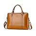 Produktbild WSLTH Leder Aktentasche für Frauen Leder Laptop Tasche Schultertasche Messenger Bag Business Work Bag für 14"& 15,6" Laptop/Notebook Computer Tasche, 15,1"-15,6"