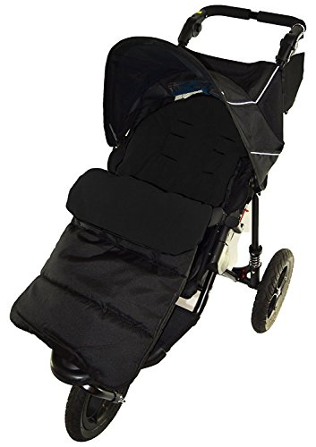 Footmuff / Cosy Toes Compatible with Jane Slalom Pushchair Black Jack