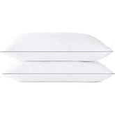NORA HOME Pillows Pack of 2 40x80 Fibre for Sleeping, 3D Virgin Silicone Hollow Filling, Medium Firmness for Neck and Head, B