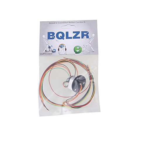 BQLZR 0,49 „“Durchmesser 240V Black Metal 6 Draehte 250 Upm Jeder 2A 3.5MM Bohrungsgroesse Testgeraete Kapsel Schleifring - 4
