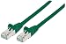 Produktbild intellinet 740784 Netzwerkkabel Cat7-Rohkabel mit Cat6a-Stecker 100% Kupfer LS0H 1,5m grün