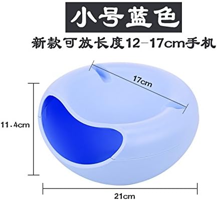 Plastic melon seeds dry fruit plate creative fruit plate living room home candy pan melon box box candy box, upgrade blue