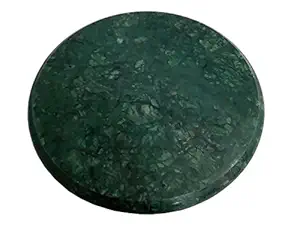 Salvus App SOLUTIONS Italian Handemade Marble Green Rolling Board Roti Maker for Kitchen