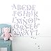 Childrens Alphabet Wall Stickers, 26 stickers A-Z and 43 Butterfly Stickers