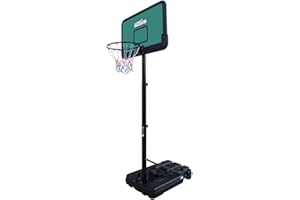 ‎STREET SKILLER STREETSKILLER höhenverstellbare Korbanlage Outdoor beweglicher Basketballkorb mit Ständer 2,00-3,05 Meter - Kunststoff/Stahl - Basketballanlage für Erwachsene Kinder