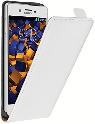 Preisvergleich Produktbild mumbi Flip Case für Sony Xperia X Tasche weiss