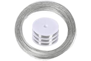 Flexibel metalltråd av rostfritt stål, 304 rostfri ståltråd 0,02-3 mm diameter 1-100 m längd mjuk och hård(0.15mm X 100M,Soft
